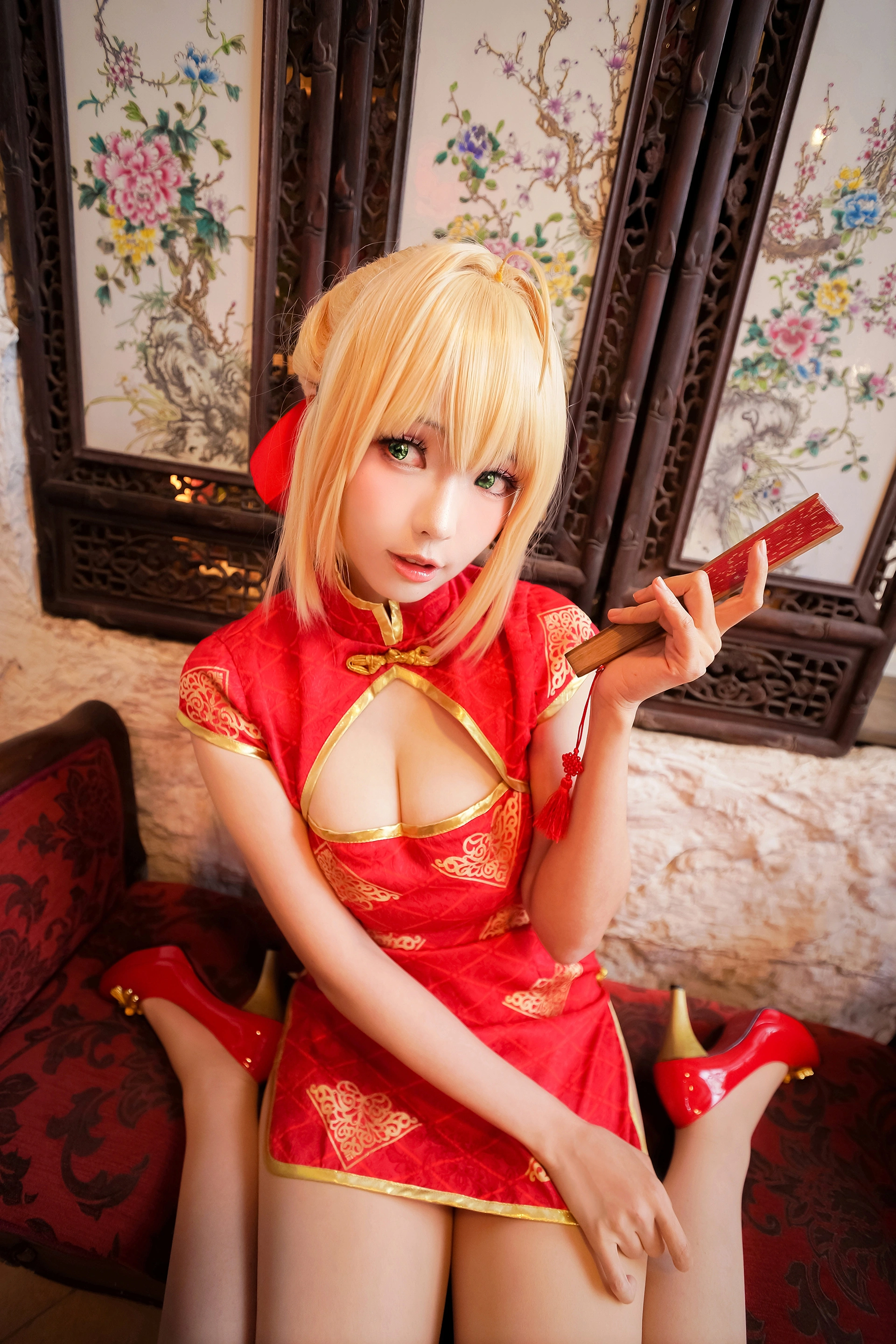 ElyEE子 - NO.61 saber-红旗袍 2